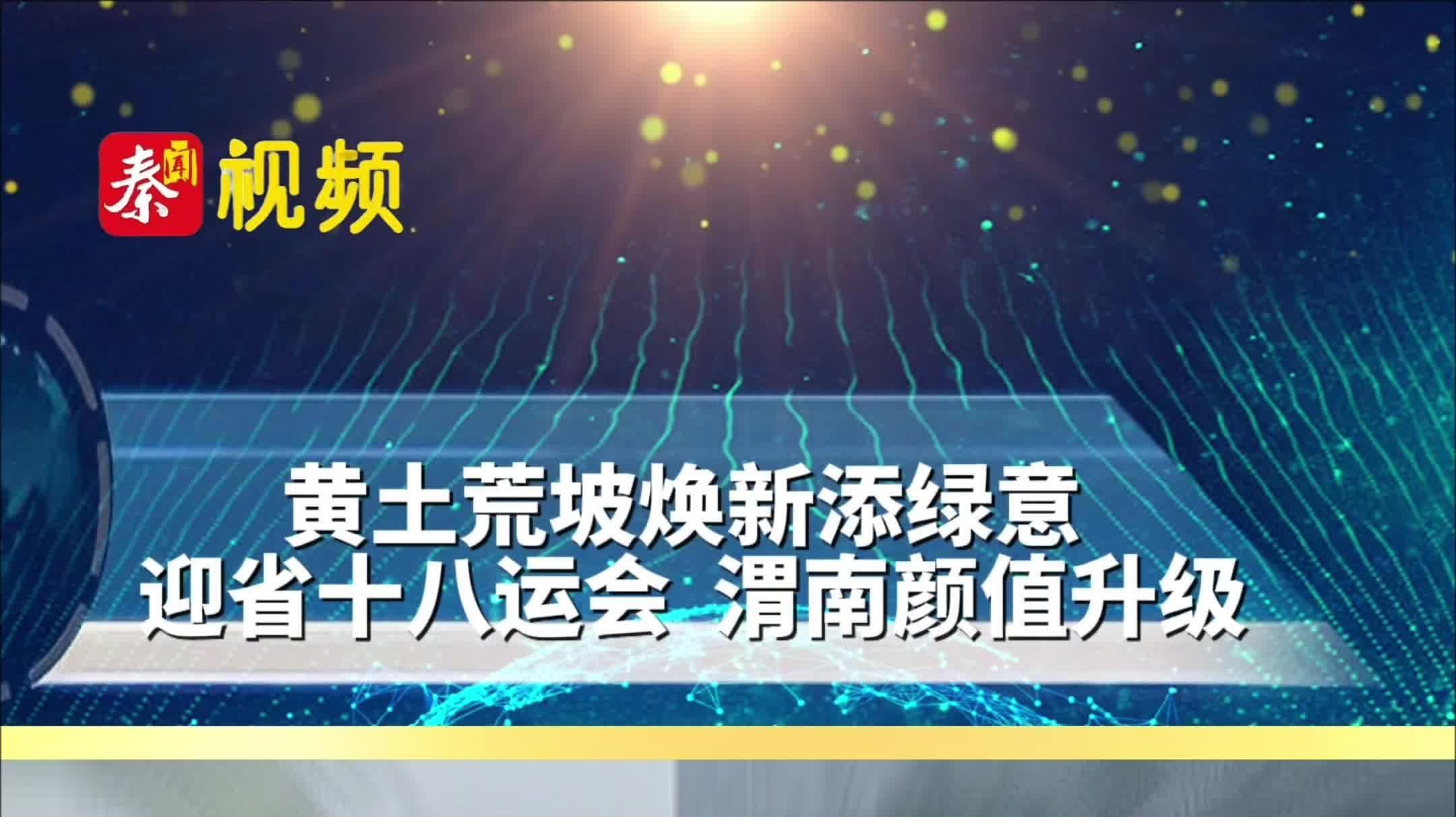 黄土荒坡焕新添绿意 迎省十八运会 渭南颜值升级｜陕西日报社“相约渭南 精彩省运”全媒体行动调研采访活动