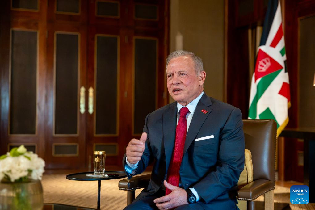 Interview: Jordanian king looks to advance Jordan-China strategic partnership