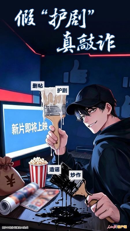 人民锐评：假“护剧”，真敲诈