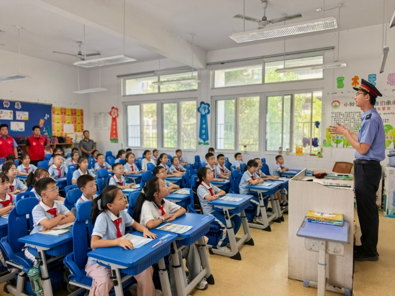 秦巴山区开讲铁路安全“开学第一课”