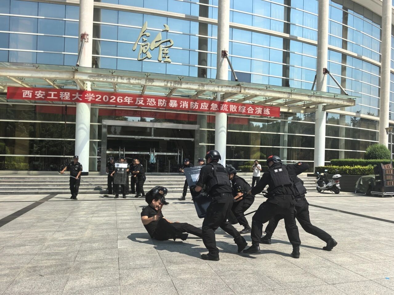 以练备战 筑牢校园安全防线