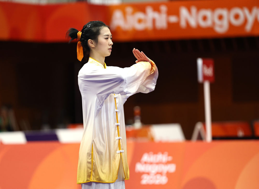 亚运会丨童心获得女子太极拳太极剑全能金牌