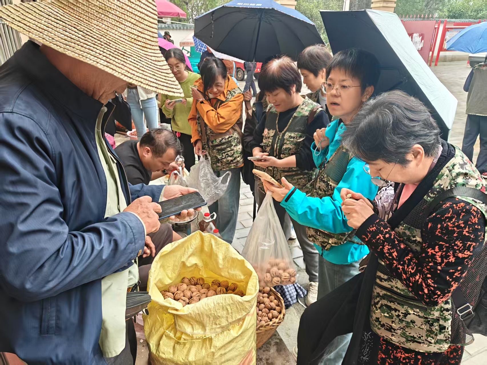 西安市临潼区小金街道第九届丰收节热闹开集